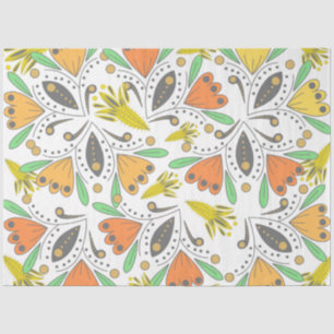 Papel De Seda Floral de color vintage moderno para sus flores