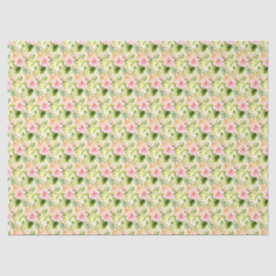 Papel De Seda Floral de Jungla Tropical