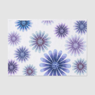 Papel de seda floral de lavanda