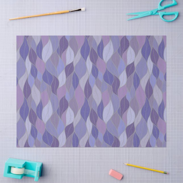 Papel de seda floral de lavanda (Artesanía)