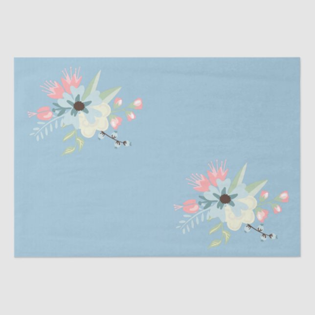 Papel De Seda Floral de moda (Anverso)