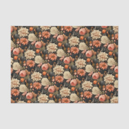 Papel De Seda Floral de otoño elegante