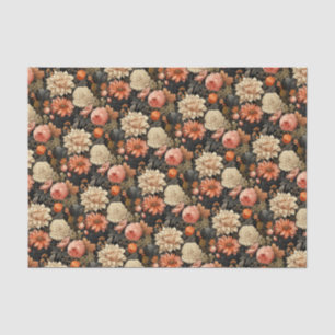 Papel De Seda Floral de otoño elegante