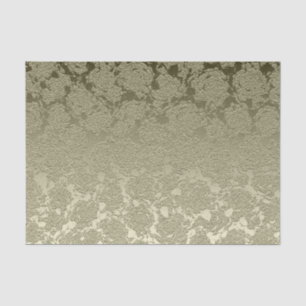 Papel De Seda Floral elegante Sage Green Moderno
