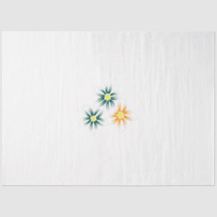 Papel de Seda Floral Encanto de Regalo Elegante