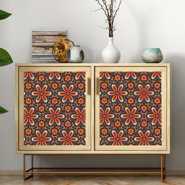 Papel De Seda Floral Folk Motifs Pattern Decoupage Scrapbook (Subido por el creador)