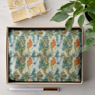 Papel De Seda Floral Fractal en las Nubes