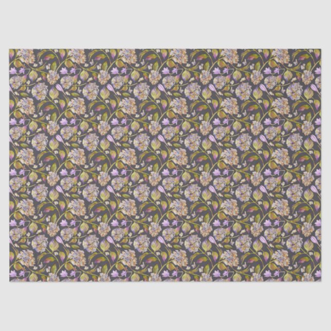 Papel De Seda Floral Leaf Boho (Anverso)