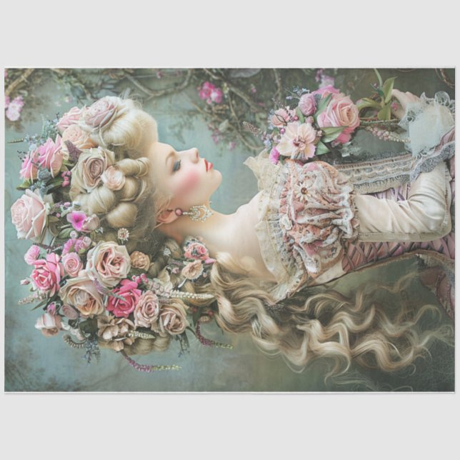 Papel De Seda Floral Maiden (Anverso)