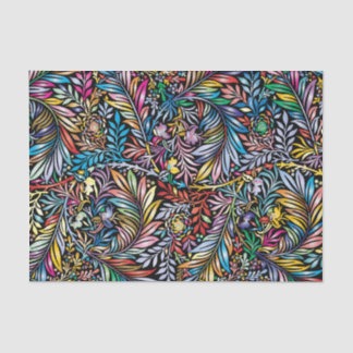 Papel De Seda Floral moderna