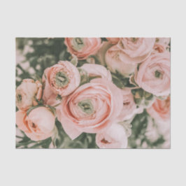 Papel de seda : floral : peonías