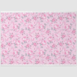 Papel De Seda Floral Popular Elegante Moderno