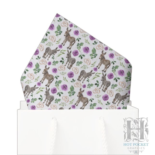 Papel de seda floral púrpura burro rústico (Subido por el creador)