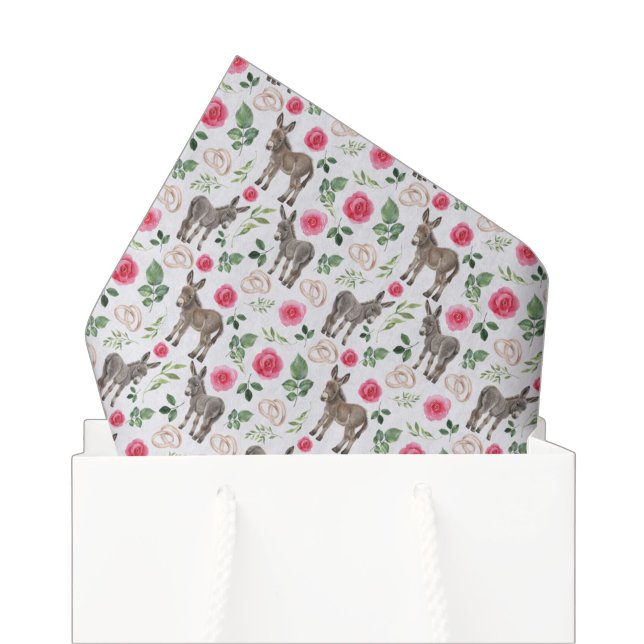 Papel de seda floral rosa burro rústico (Subido por el creador)