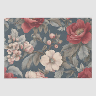 Papel De Seda Floral Rosa en Spruce
