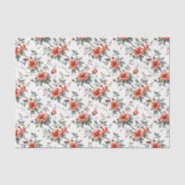 Papel De Seda Floral rosa ventilado
