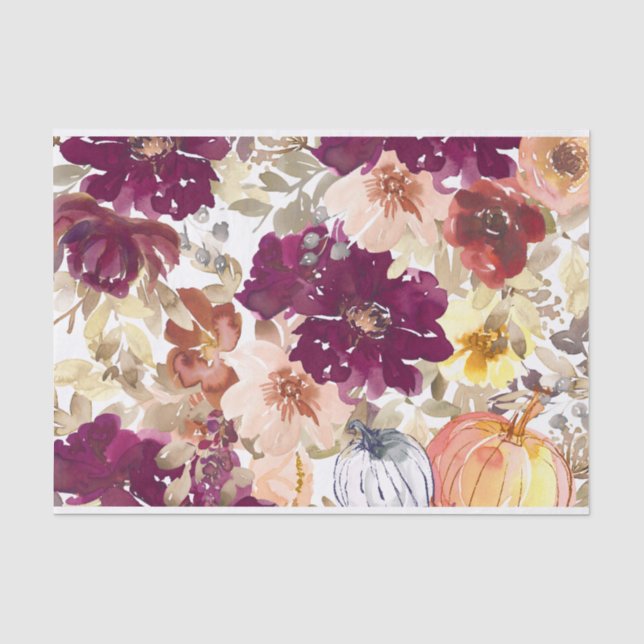 Papel De Seda Floral Tattoo (Anverso)