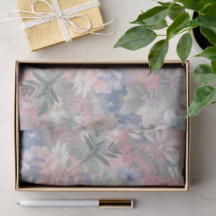 Papel De Seda Floral/Tropical primavera/Pascua pastel