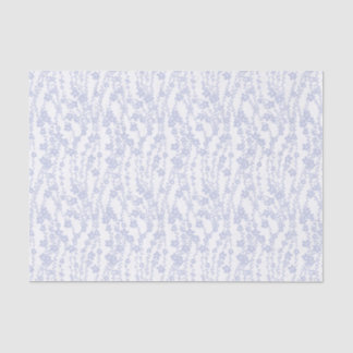 Papel De Seda Floral Vines (White - Periwinkle)