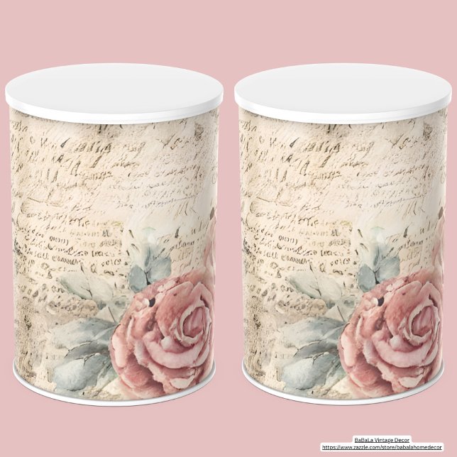 Papel De Seda Floral y letras de estilo rústico moderno Decoupag (Subido por el creador)