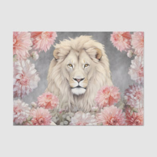 Papel De Seda Florales 3D Coloridos y Fondo de Carbón de León