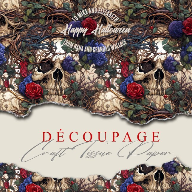 Papel De Seda Florales Rosas Flores Azules Flores Góticas (Subido por el creador)