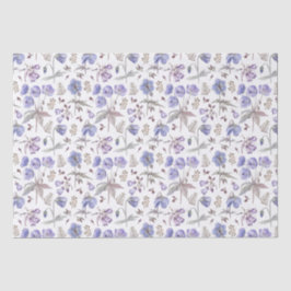 Papel De Seda Flore silvestre morada elegante y con estilo en ac