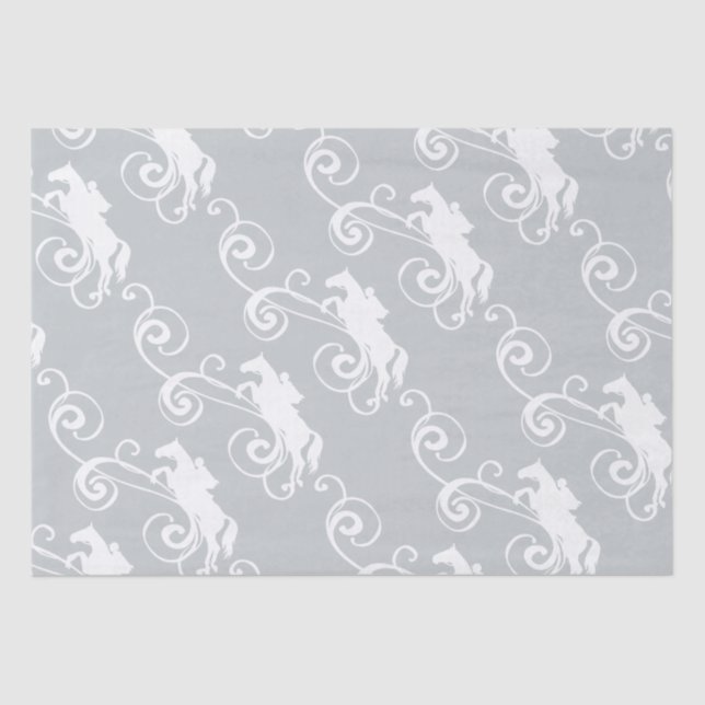 Papel De Seda Florencia ecuestre inglesa (Anverso)