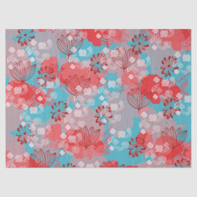 Papel De Seda Flores (Anverso)