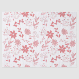 Papel De Seda Flores