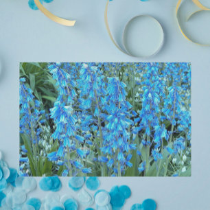 Papel De Seda Flores azules de bonito