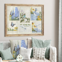 Papel De Seda Flores azules girasoles deslumbramiento de naves d