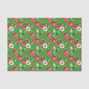 Papel De Seda Flores blancas, escaleras rojas