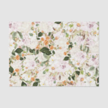 Flores Blancos con Hojas Verdes