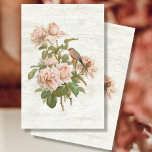 Papel De Seda Flores botánicas vintage Aves Ephemera Decoupage<br><div class="desc">Gran imagen individual. Una versión más pequeña también está disponible con dos imágenes, izquierda y derecha, que se pueden usar en un par de puertas o en madera como arte. "Flores botánicas vintage Pájaros Ephemera Decoupage, Papel de tejido de peso pesado para desconchado o envolver regalo". acuarela acrílica pintada a...</div>