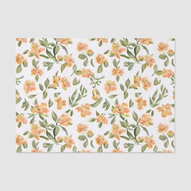 Papel De Seda Flores de abeja floral (Anverso)