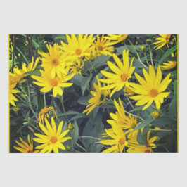 Papel De Seda Flores de alcachofa de Jerusalén