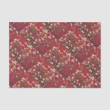 Flores de almendra Pintura de arte de Red Vincent 