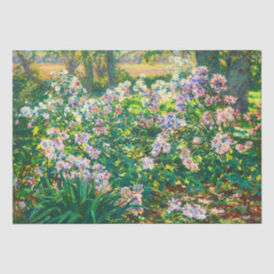Papel De Seda Flores de bonito de época ilustracion de flores de