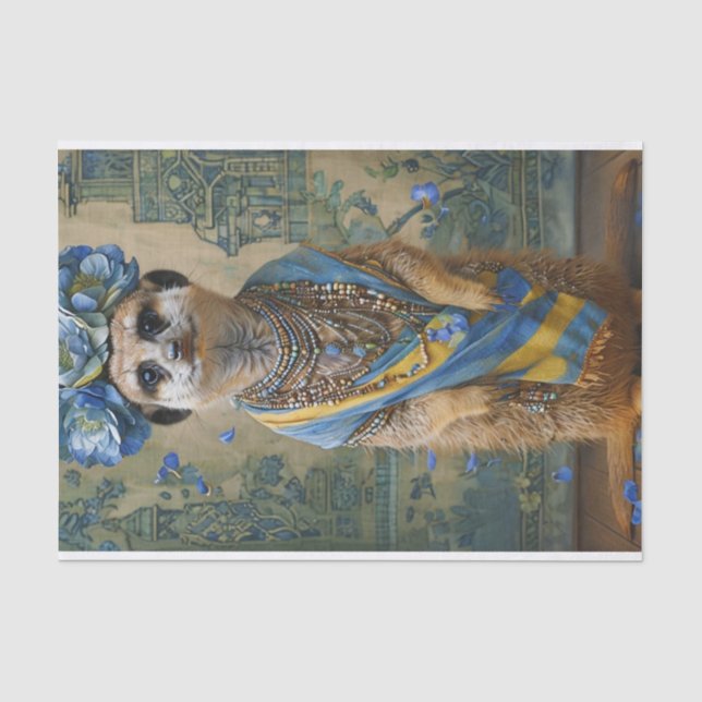 Papel De Seda Flores de carne (Anverso)