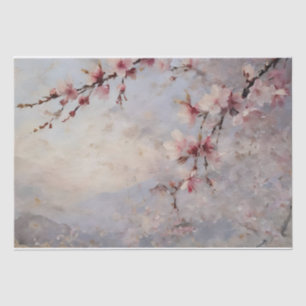 Papel De Seda Flores de Cerezo Decoupage Acuarela