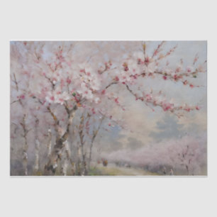 Papel De Seda Flores de Cerezo Decoupage Acuarela 