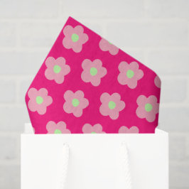 Papel De Seda Flores de cerezo en rosa