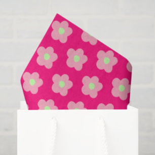 Papel De Seda Flores de cerezo en rosa