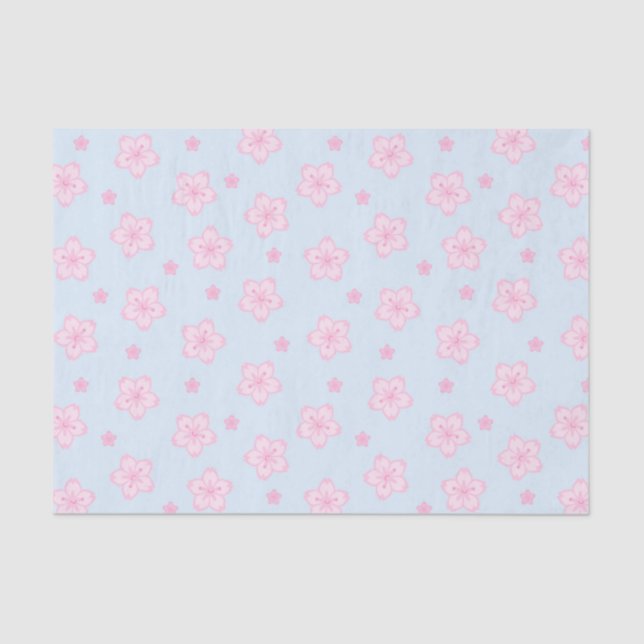 Papel De Seda Flores de cerezo Kawaii Sakura (Anverso)