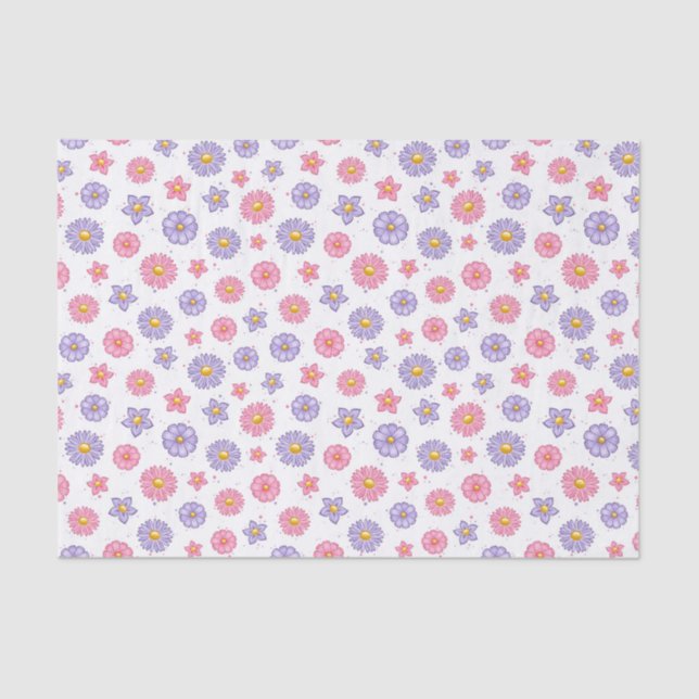 Papel De Seda Flores de Día de la Madre (Anverso)