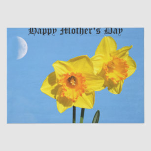 Papel De Seda Flores de la medalla de oro del Día de la Madre