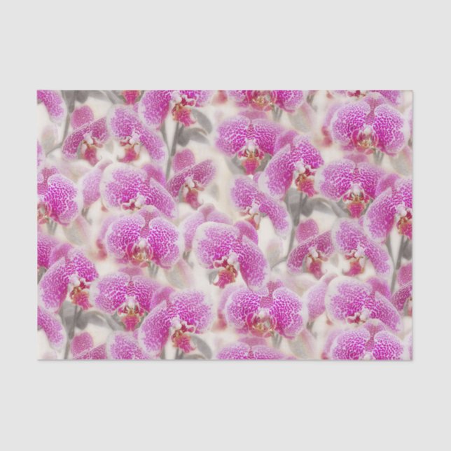 Papel De Seda Flores de la orquídea (Anverso)