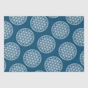 Papel De Seda FLORES DE LA VIDA - Esquema del símbolo de geometr