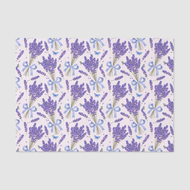 Papel De Seda Flores de lavanda (Anverso)